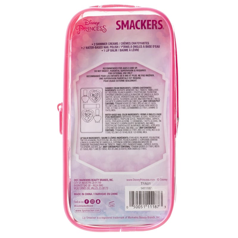 Lip Smacker Disney Princess Pouch Makeup Set And Bag For Girls - Image 5
