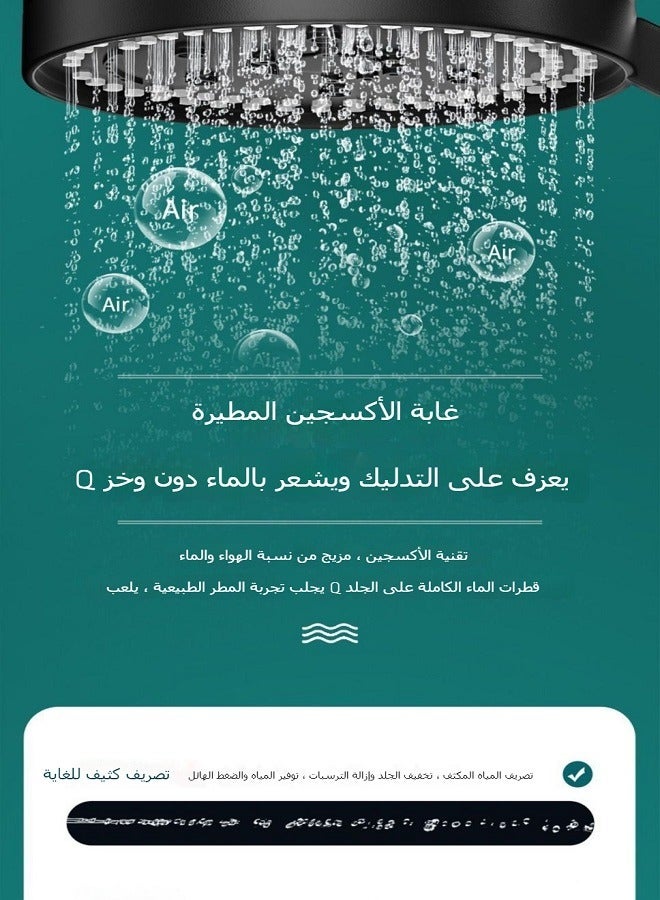 High Pressure Handheld Shower Head with 150CM Hose and Adhensive Holder, 8 Spray Mode Handheld Shower Head with ON/OFF Pause Switch to Saving Water,Rainfall Spa Hand Held Water Sprinkler - Image 5