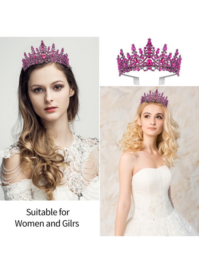 Rose Pink Crystal Birthday Queen Tiara Crown For Women Girls Birthday Queen Headband Sash Elegant Princess Crown With Combs Mom Birthday Hair Accessories Happy Birthday Party Decorations - pzsku/ZA0FBAEDF65A1EBF4F173Z/45/_/1735566980/c9194b49-514f-4504-b698-9eadb510fd85