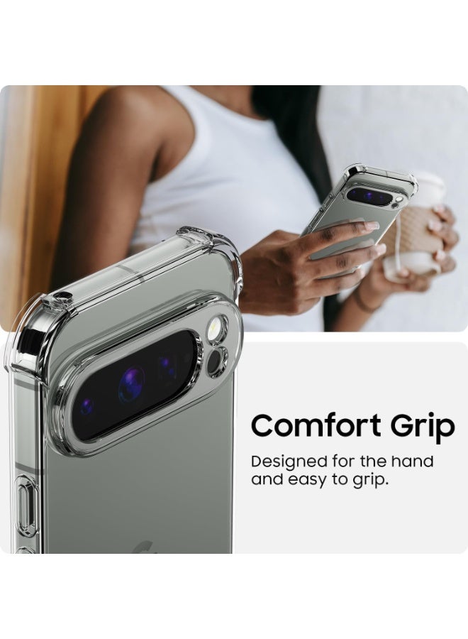 ELTRAZONE Pixel 9 Pro XL Case, Soft Skin TPU Transparent Protective Cover, Slim Lightweight Shockproof Phone Case, Anti-Scratch Flexible Protector with Full Edge Protection - Image 3