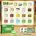 Toylogy 150 قطعة كتل مغناطيسية لبناء عالم الحيوانات للذكور والإناث من عمر 3 إلى 8 سنوات، بلاط حسي مغناطيسي، ألعاب بناء STEM، هدايا للأطفال بعمر 3 سنوات - Image 4