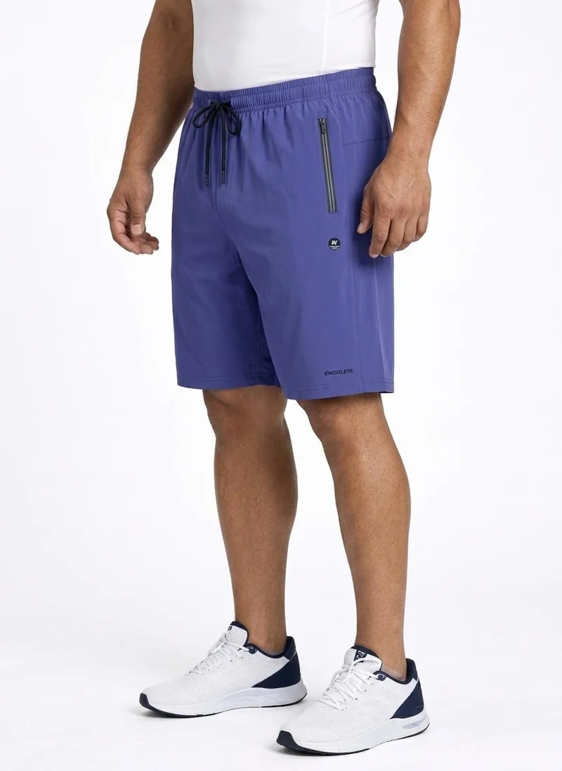 Moveletix Blue Men's Plus Size Training Shorts Blue for Men | Best Price UAE