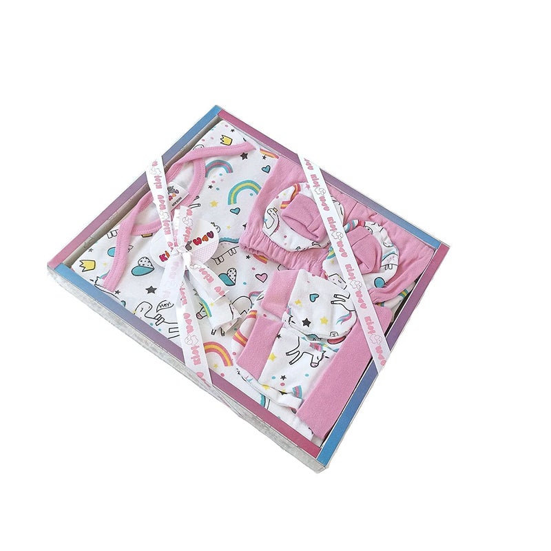 DADDY - G Eio Baby Gifts Set For New Born Unisex Clothing Gift Hamper 6Pcs (Pink) - Image 2