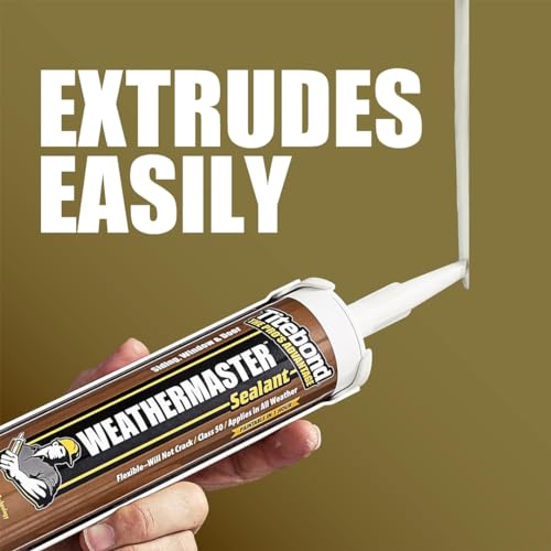 Titebond 44001 Franklin Weather Master Premium Polymer Sealant, 10.1 Oz, Cartridge, Liquid, White - Image 4