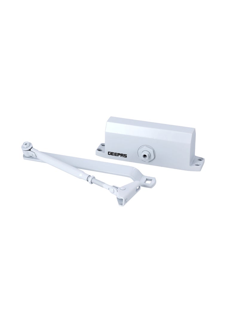 GEEPAS Heavy Duty Door Closure, Auto Adjustable Closers, GHW65058, Double Speed, Spring Hydraulic Adjustable Arm, Commercial & Home Use for Middle-Weight Door 45-65 Kgs - Image 2