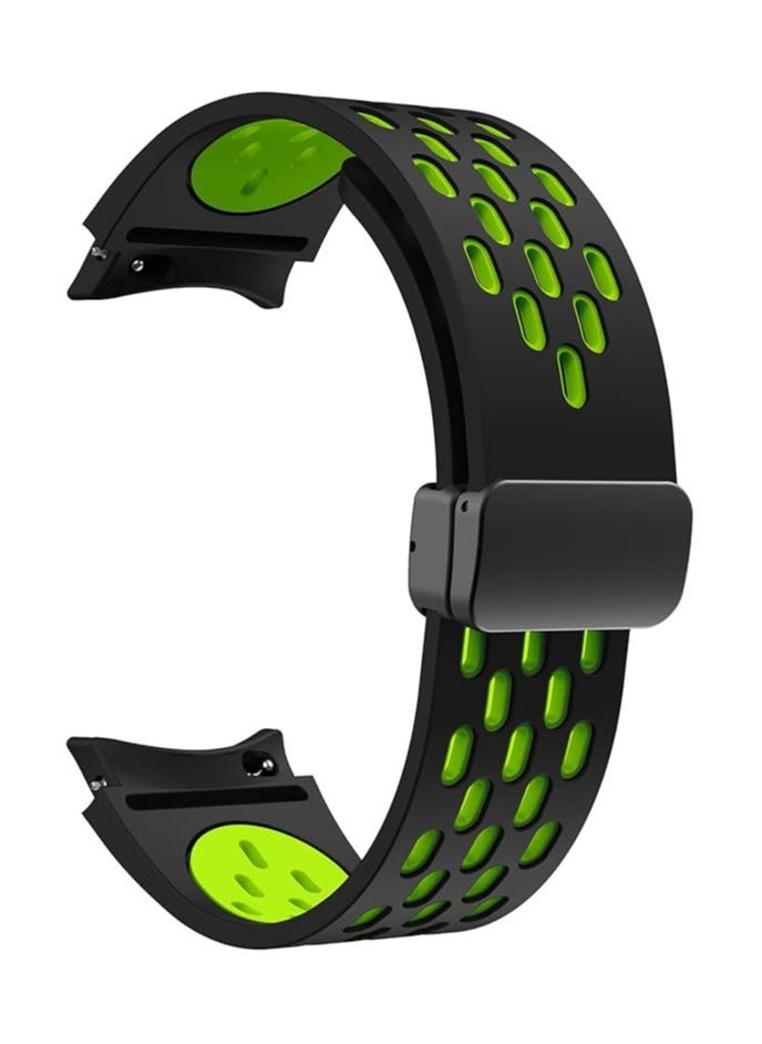 ELTRAZONE Watch Band for Samsung Galaxy Watch 7 (40mm & 44mm), Watch 6 Classic (43mm & 47mm), Watch 5 Pro (45mm), Watch 4 Classic (42mm & 46mm), Watch 6/5/4 (40mm & 44mm) | 20mm Breathable Silicone Sport Band | Durable, Comfortable Replacement Strap for Active Lifestyles  - Image 1
