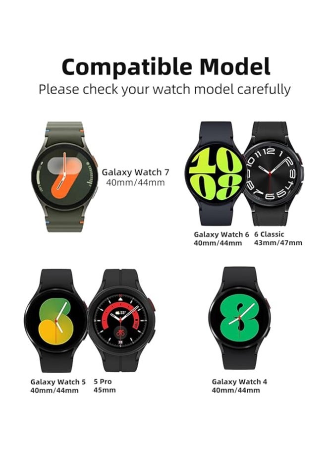 ELTRAZONE Watch Band for Samsung Galaxy Watch 7 (40mm & 44mm), Watch 6 Classic (43mm & 47mm), Watch 5 Pro (45mm), Watch 4 Classic (42mm & 46mm), Watch 6/5/4 (40mm & 44mm) | 20mm Breathable Silicone Sport Band | Durable, Comfortable Replacement Strap for Active Lifestyles  - Image 3