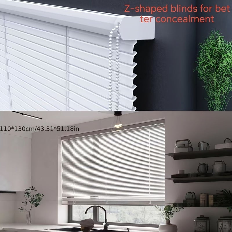"Matte White"L Shaped Blinds For Sliding Doors With Zinc Alloy Frame Width 23 62 Inch Height 59 06 Inch Corded Light Blocking Roller Horizontal Window Treatment With Privacy Panels Matte White - Image 4