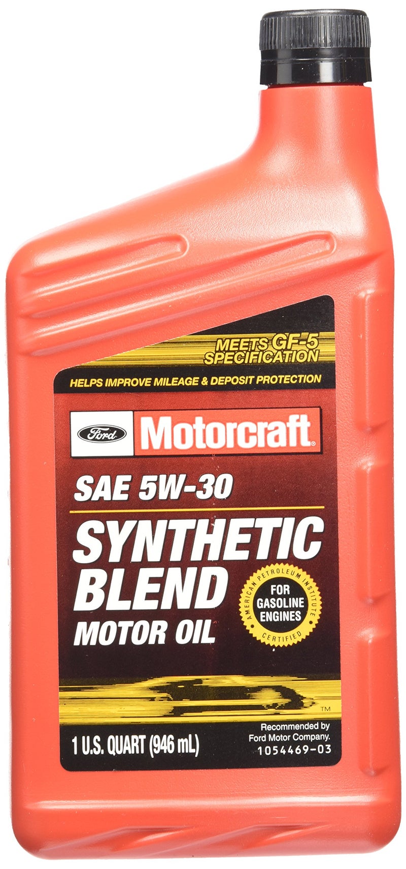 Ford زيت محرك فورد الأصلي XO-5W30-QSP SAE 5W-30 مزيج صناعي ممتاز - زجاجة سعة 1 كوارت - Image 5