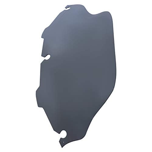 XMMT Smoke 8'' Wave Windshield Windscreen For Harley Electra Street Glide Touring 1996-2013 - Image 3