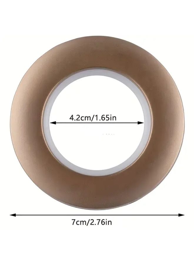 32 Pcs Matt Purple Vintage Curtain Grommets Low Noise Smooth Gliding Plastic Eyelet Rings - Image 3