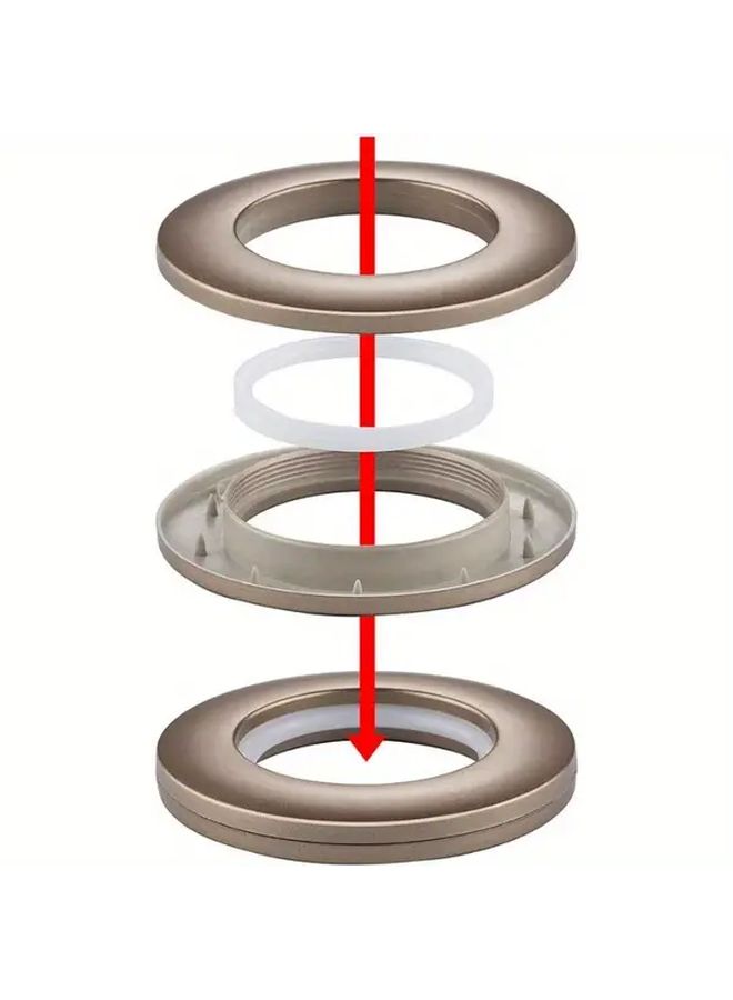 32 Pcs Matt Purple Vintage Curtain Grommets Low Noise Smooth Gliding Plastic Eyelet Rings - Image 2