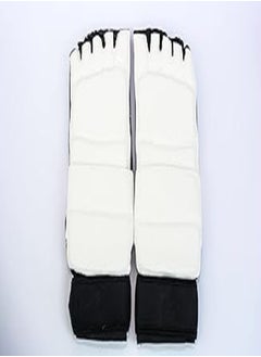 Generic Generic Taekwondo foot gloves white and black - size small 