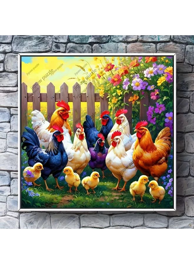 Yf1024 1024 قطعة لغز مزرعة مع ديكان 19.69x19.69 بوصة ديكور فني DIY - Image 4