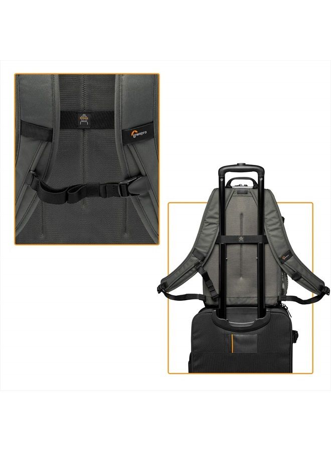 Lowepro LP37236-PWW Truckee BP 200 LX Outdoor Camera Backpack, Fits 13 inch Tablet,for Compact DSLR/Mirrorless, for Sony, Canon, Nikon, 1-2 Lenses, Gimbal, Video Drone, DJI, Osmo, Mavic, Light Grey  - Image 4