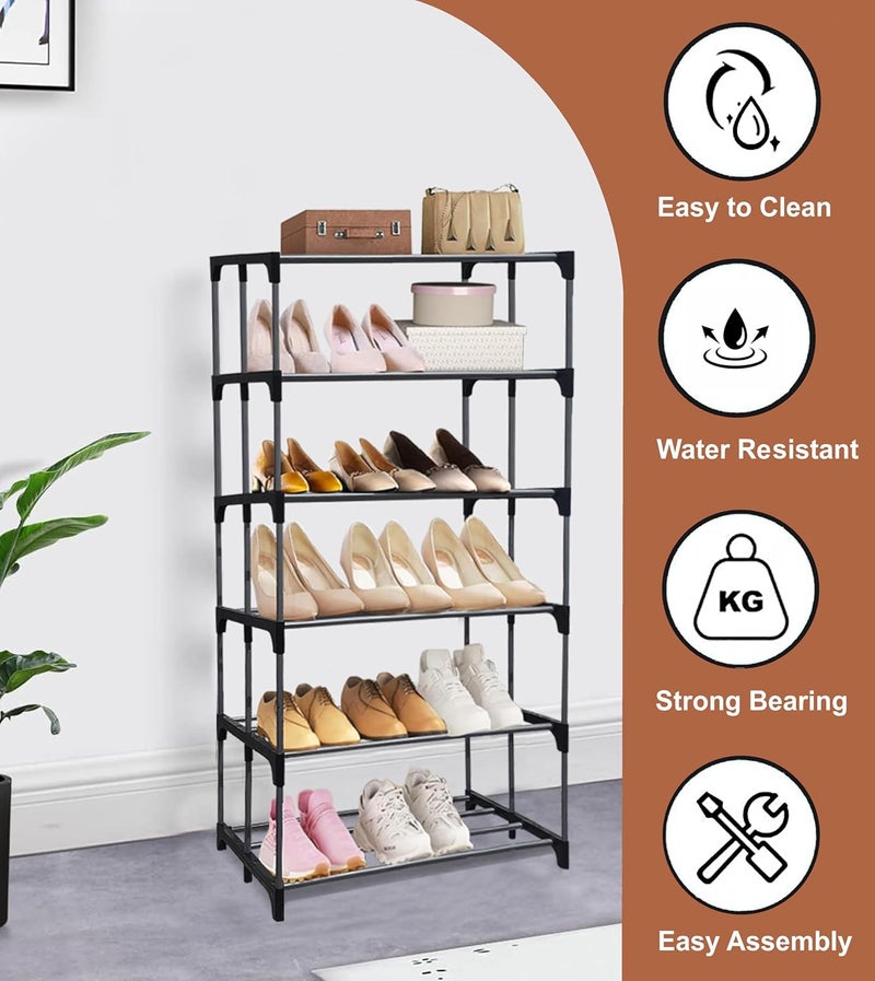 RAXON WORLD RAXON WORLD Multipurpose 6 Layer Heavy Metal BookShoeCloth Foldable Rack for Anywhere Use - Image 3