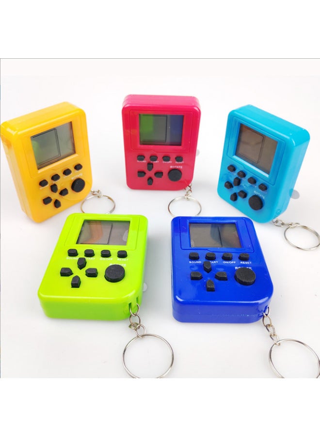 Tetris Handle Handheld Electronic Game Machine Bag Electric Keychain Decompression 26-in -1 Game Toy-Color:Transparent Square Russian Game Console Bag (packing Capacity 500pcs)  - Image 3