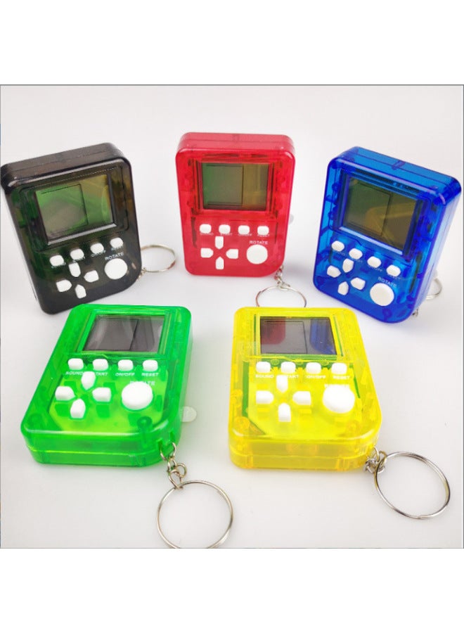 Tetris Handle Handheld Electronic Game Machine Bag Electric Keychain Decompression 26-in -1 Game Toy-Color:Transparent Square Russian Game Console Bag (packing Capacity 500pcs)  - Image 4