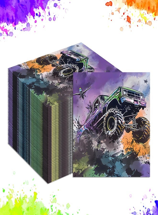 BHNACIER 40Pcs Monster Truck Party Paper Napkins Trucks Party Supplies Disposable Napkin for Racing Car Partys Decorations Supplies - Image 1