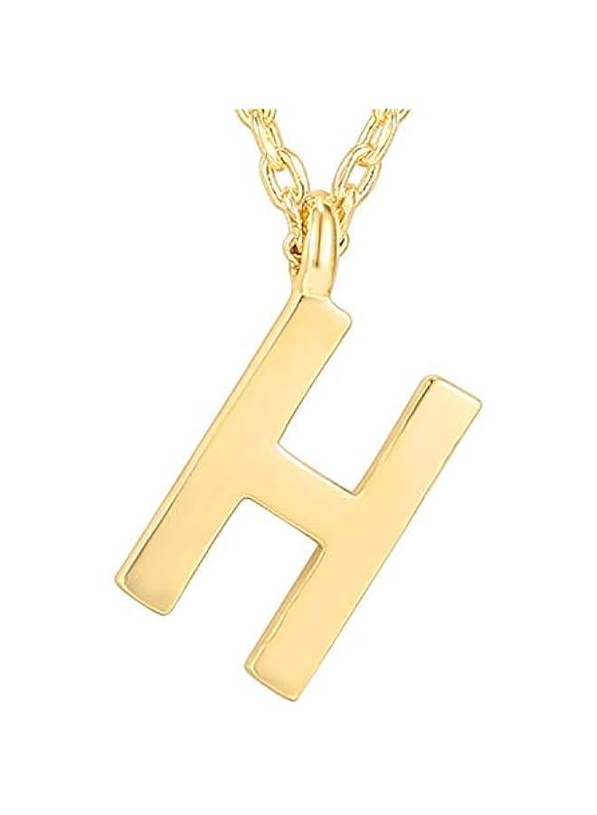PAVOI 14K Gold Plated Initial Necklace | Letter Necklaces for Women - Image 3