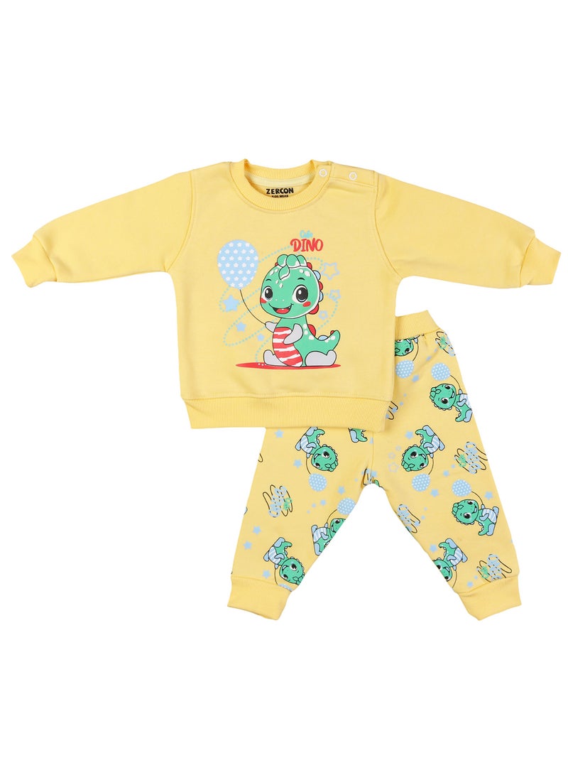 زيركون بيجامة شتوي لحديثي الولادة - 1253 - Image 1