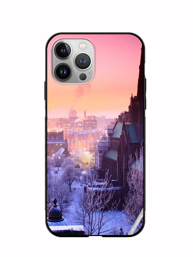 VR CREATIVE Protective Case Cover For Apple iPhone 11 Pro Max Quebec Winter Design Multicolour  - Image 1