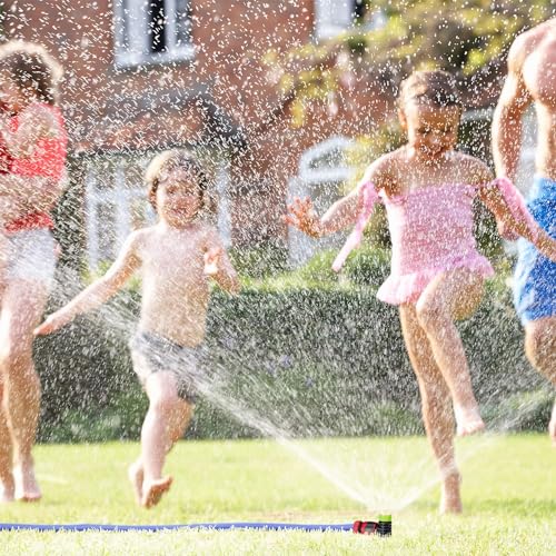 Divine Tree Garden Turbo Sprinkler Spike Ideal for Small Planted Areas and Garden - Perfect Irrigation System for Small Lawn Garden Areas Water Sprinkler - Green-Black (Pack3) - Image 5
