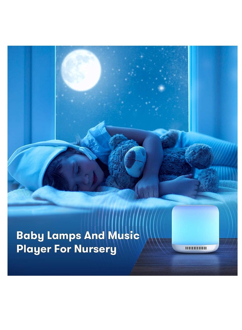 VanSmaGo Sound Machine for Baby and Adults Portable White Noise with 34 Soothing Sounds 9-Color Night Light Timer Memory Function for Sleep Relaxation and Daily Use - Image 2