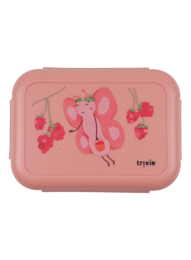 Trixie School Essential Set of 3 - Backpack Regular + Leakproof Lunch Box with Clips + SS Bottle 500ml - Mrs. Butterfly - Image 4