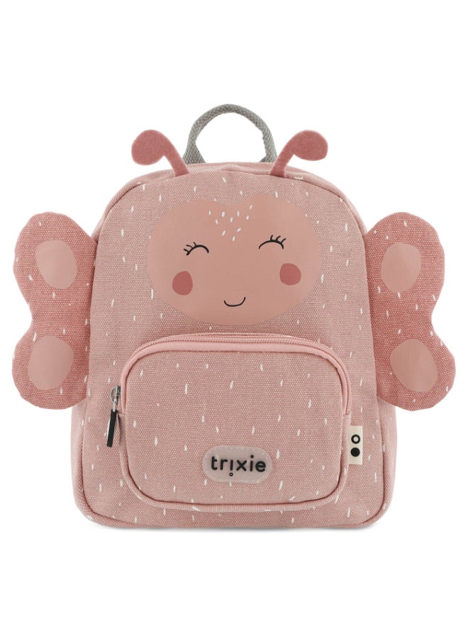 Trixie School Essential Set of 3 - Backpack Regular + Leakproof Lunch Box with Clips + SS Bottle 500ml - Mrs. Butterfly - Image 2