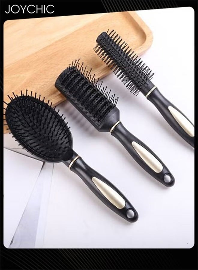 Joychic 3 Piece Hair Scalp Massage Comb Air Bag Hair Brush Nylon Women Men Hair Brush Set for Daily Life - Image 1