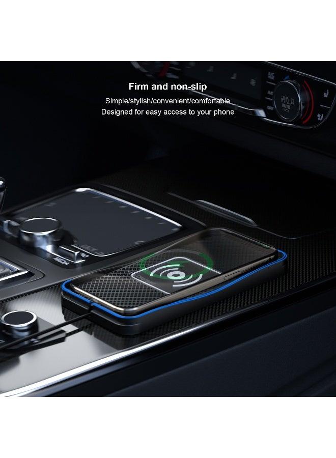 20W Wireless Car Charger with Anti-Slip Pad, Fast Charging for Vehicles - Image 3