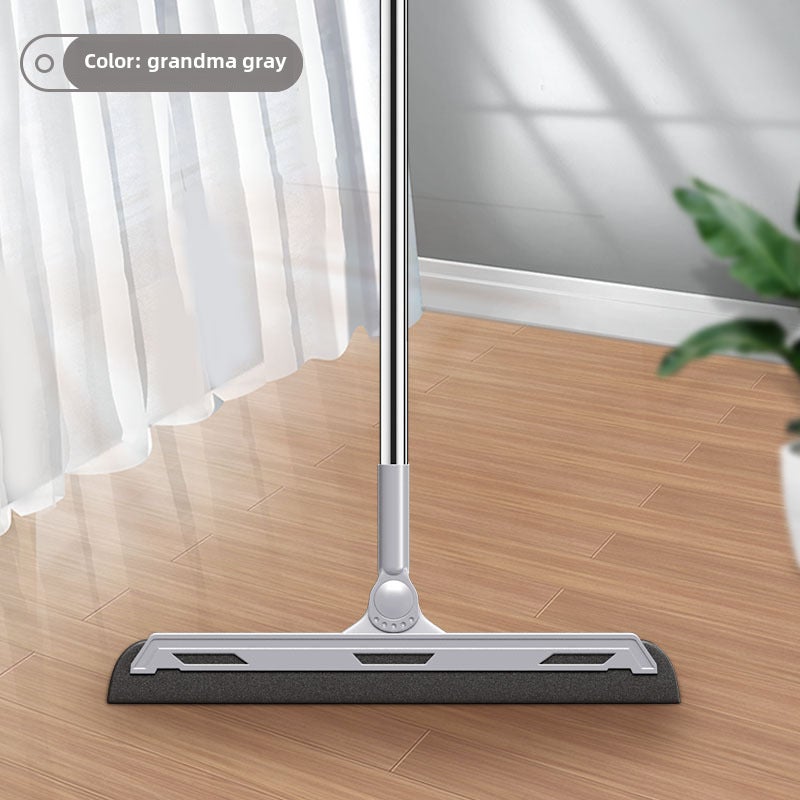 Sleek Dual-Tone Broom and Dustpan Set Simple scraper single (color random)