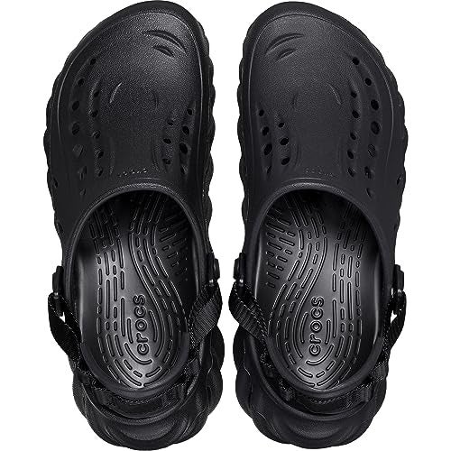 Crocs Unisex-Adult Echo Clogs, Black, 9 Men/11 Women - Image 4