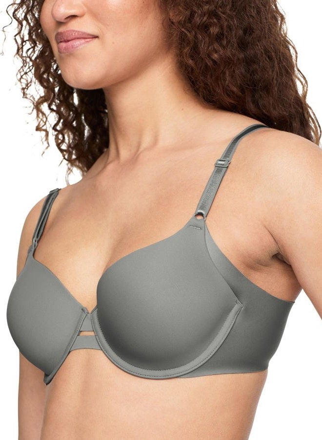 Warner's Women's Blissful Benefits Underarm-Smoothing Comfort Underwire Lightly Lined T-Shirt Bra Ra3561w, Stone, 34C - Image 1