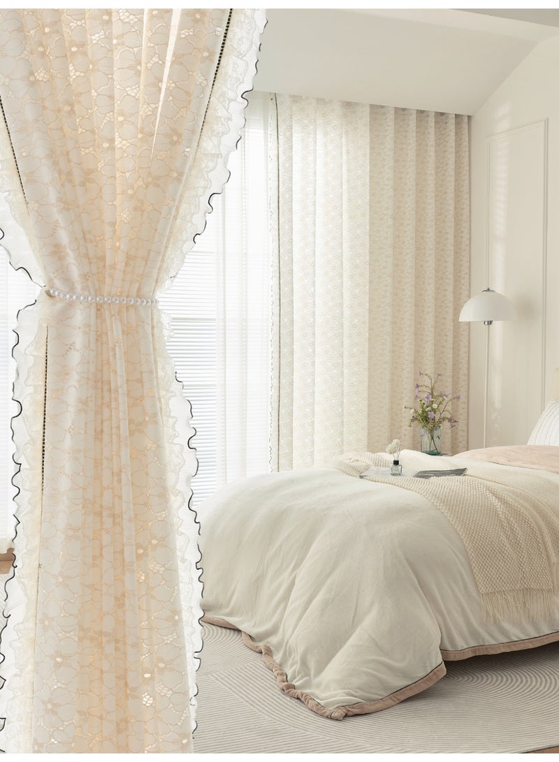 QBAID Sheer Curtain Panel for Home – Simple & Modern Design, Multiple Sizes - Image 1