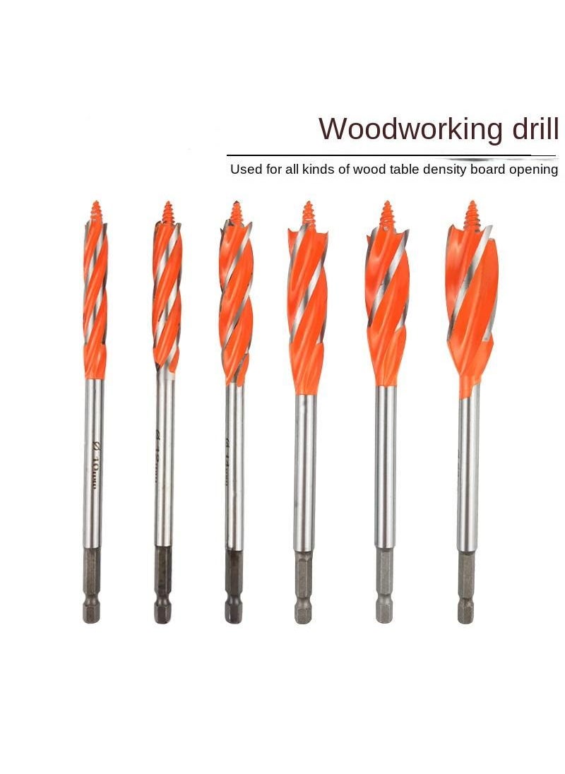 Generic - 10-25mm Woodworking Drill Bit Door Lock Hexagon Handle Drilling - Image 1