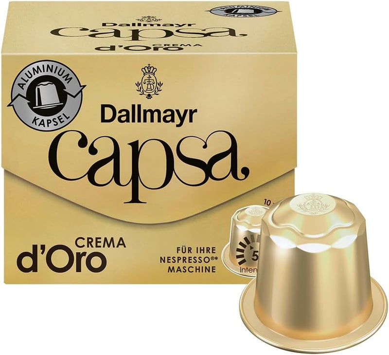 Dallmayr Capsa Crema d'Oro Coffee Capsules - 10 Count - Image 5