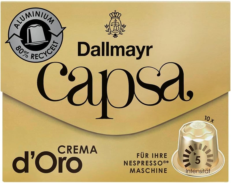 Dallmayr Capsa Crema d'Oro Coffee Capsules - 10 Count - Image 2