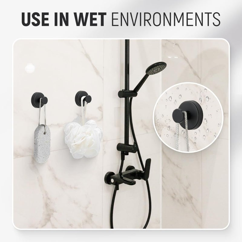 Gold Suction Cup Hooks For Wreaths On Glass No Drill Hangers For Doors Towel Hooks For Bathroom Mirror - Image 4