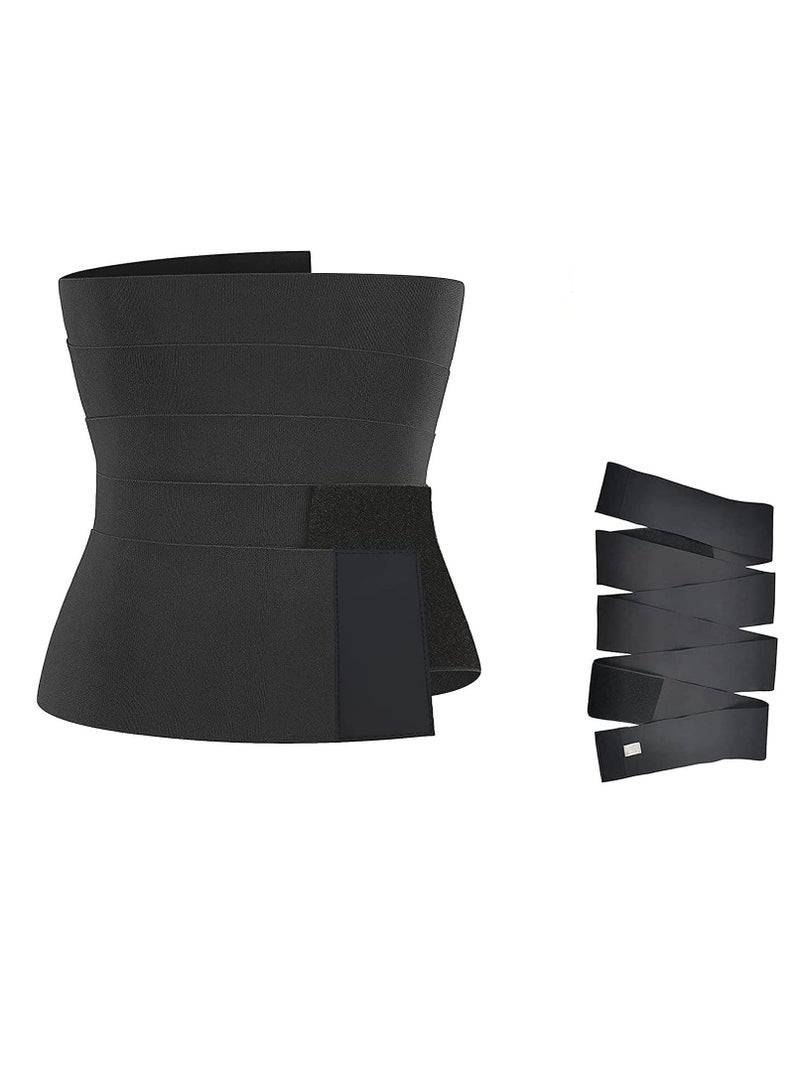 Barakah مدرب الخصر الملفوف، لفافة دعم أسفل الظهر، مدرب دعم الخصر الضاغط، مسند ظهر قابل للتعديل ومريح (118 بوصة) - Image 1