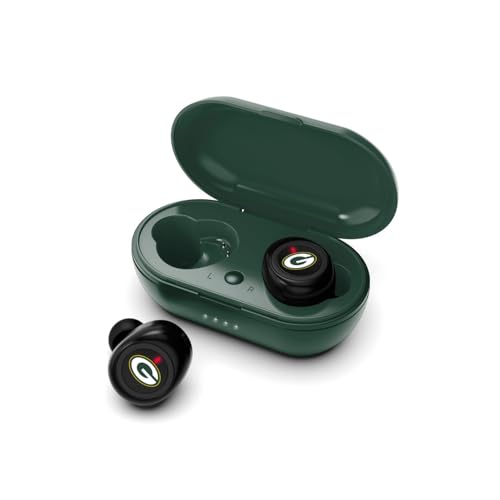 SOAR NFL True Wireless Earbuds, Green Bay Packers - Image 1