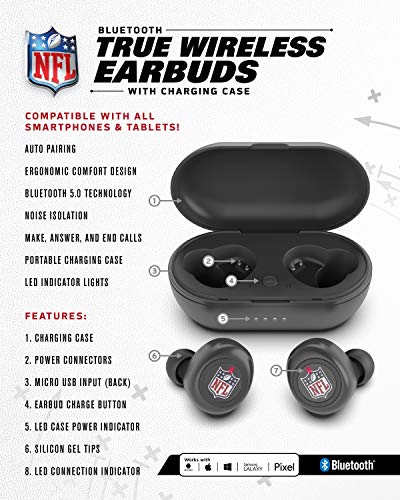 SOAR NFL True Wireless Earbuds, Green Bay Packers - Image 4