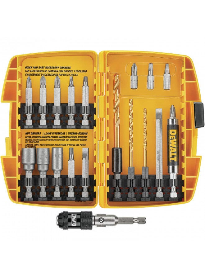 DEWALT Screwdriver Bit Set, Rapid Load, Tin, 20-Piece (DW2503) - Image 2