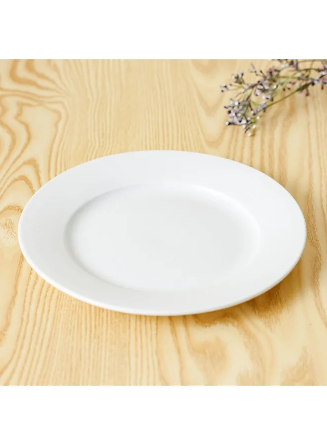 DANUBE HOME Danube Home Horeca Porcelain Side Plate Premium Quality Durable Elegant Design For Serving Appetizers Snacks Desserts Perfect For Restaurants Cafes And Home Use -23Cm