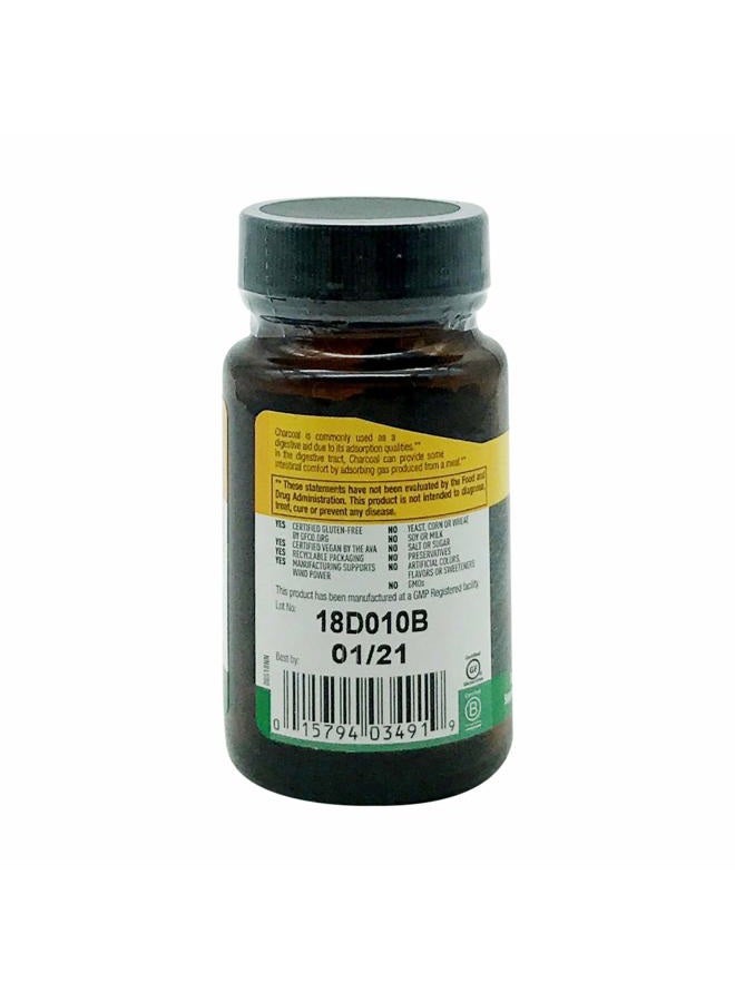 Country Life Coconut Activated Charcoal Capsules, 260mg – Natural Charcoal Supplement for Gas and Bloating Relief - Gluten-Free, 40 Vegan Capsules - Image 4