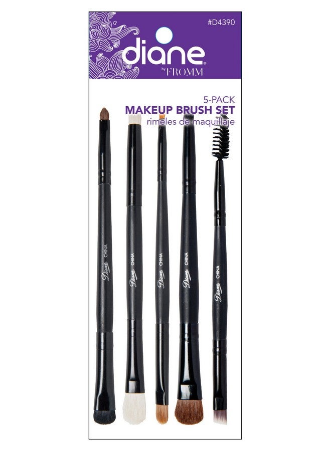 Diane D4390 Doublesided Eye Makeup Cosmetic Brush Set5 Pack - Image 4