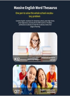 AROAQ Language Translator Intelligent Scanning Dictionary English 123 Languages Translator Pen Offline Text Scanner Pen For Teacher Student  - Image 4