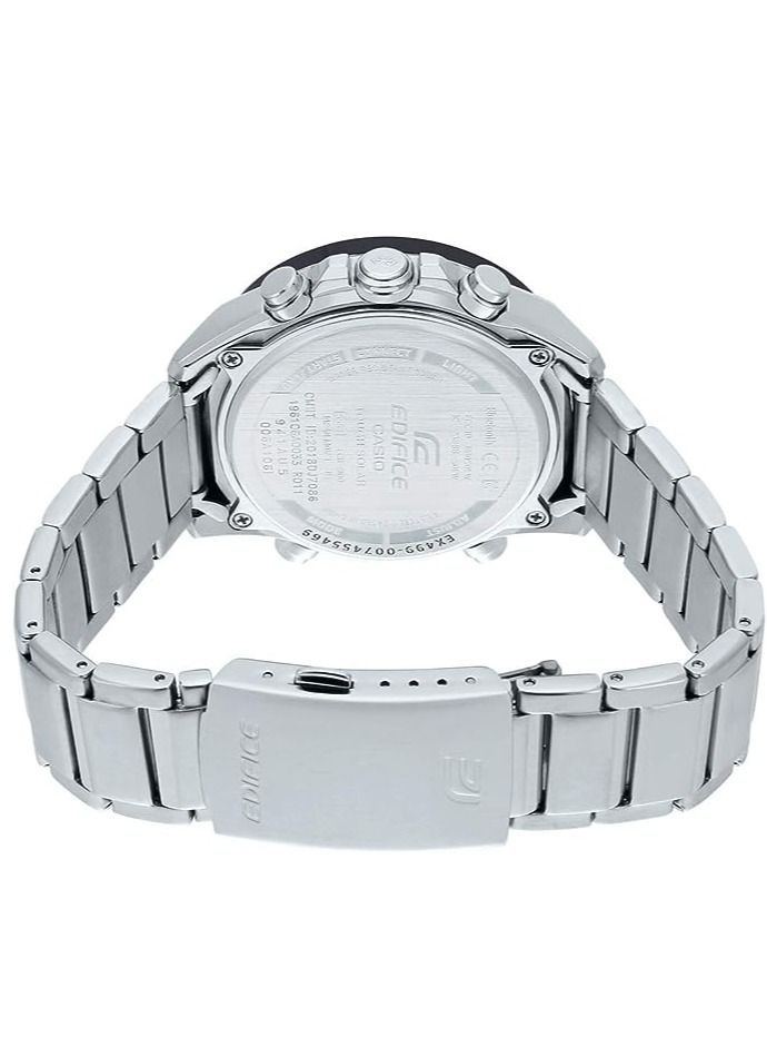 Casio Analog-Digital Black Dial Men's Watch-ECB-900DB-1ADR - Image 3