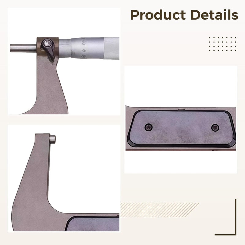 Digital Micrometer Caliper 7 5 10 Cm Metal Body IP54 Waterproof Industrial Tool with Storage Box - Image 4